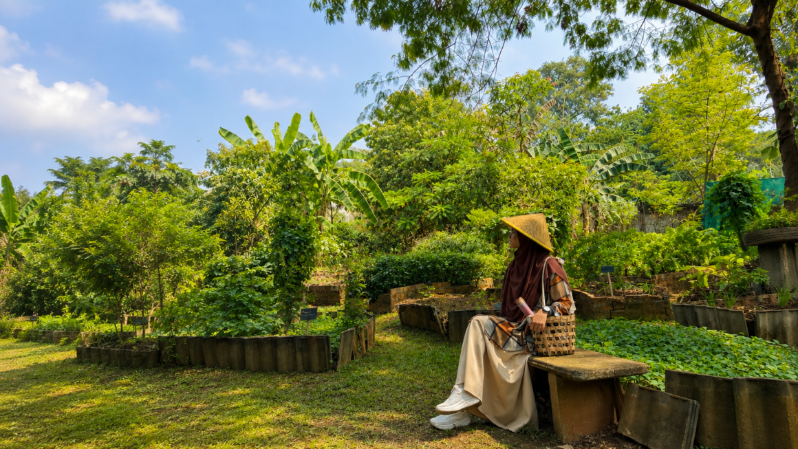Seniman Pangan Bekasi dan kebun pangan lokal